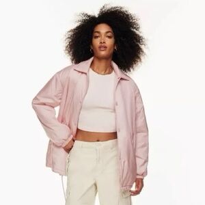 TNA COACHES PUFFER, PINK